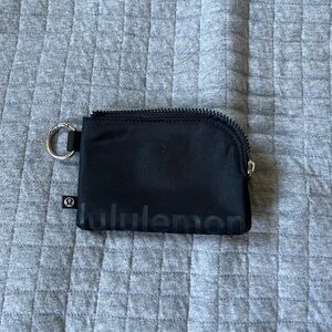 Lululemon wallet with key ring gently used